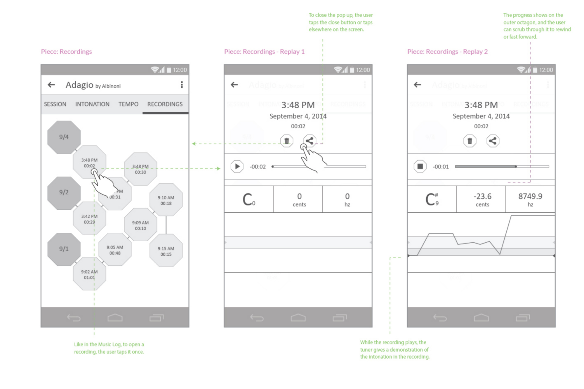 wireframes page 3